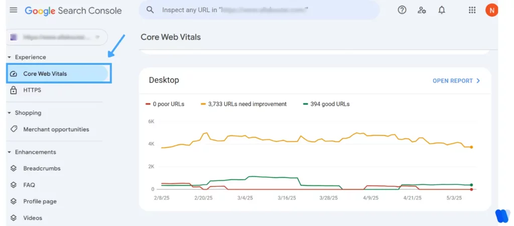 google-search-console-core-web-vitals-desktop-report