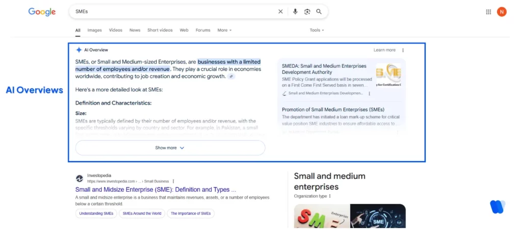 search-engine-ai-overview-summary-top-serp-answer-box