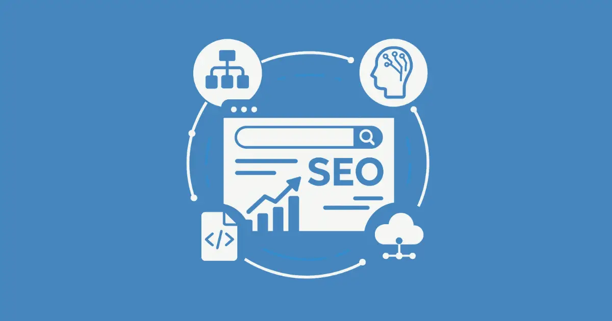 semantic-seo-illustration-with-structured-data-ai-and-search-elements
