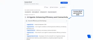 kiva-platform-generating-ai-content-brief-with-keyword-and-intent